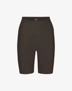 Active Bike Shorts - Coffee Brown