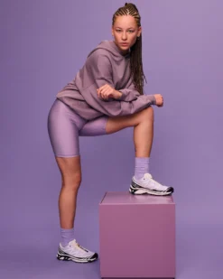 Active Bike Shorts - Lava Grey