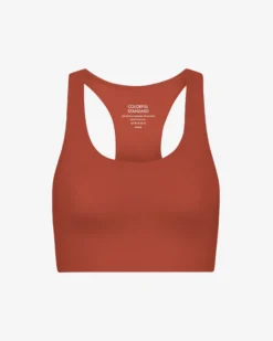 Active Cropped Bra - Dark Amber