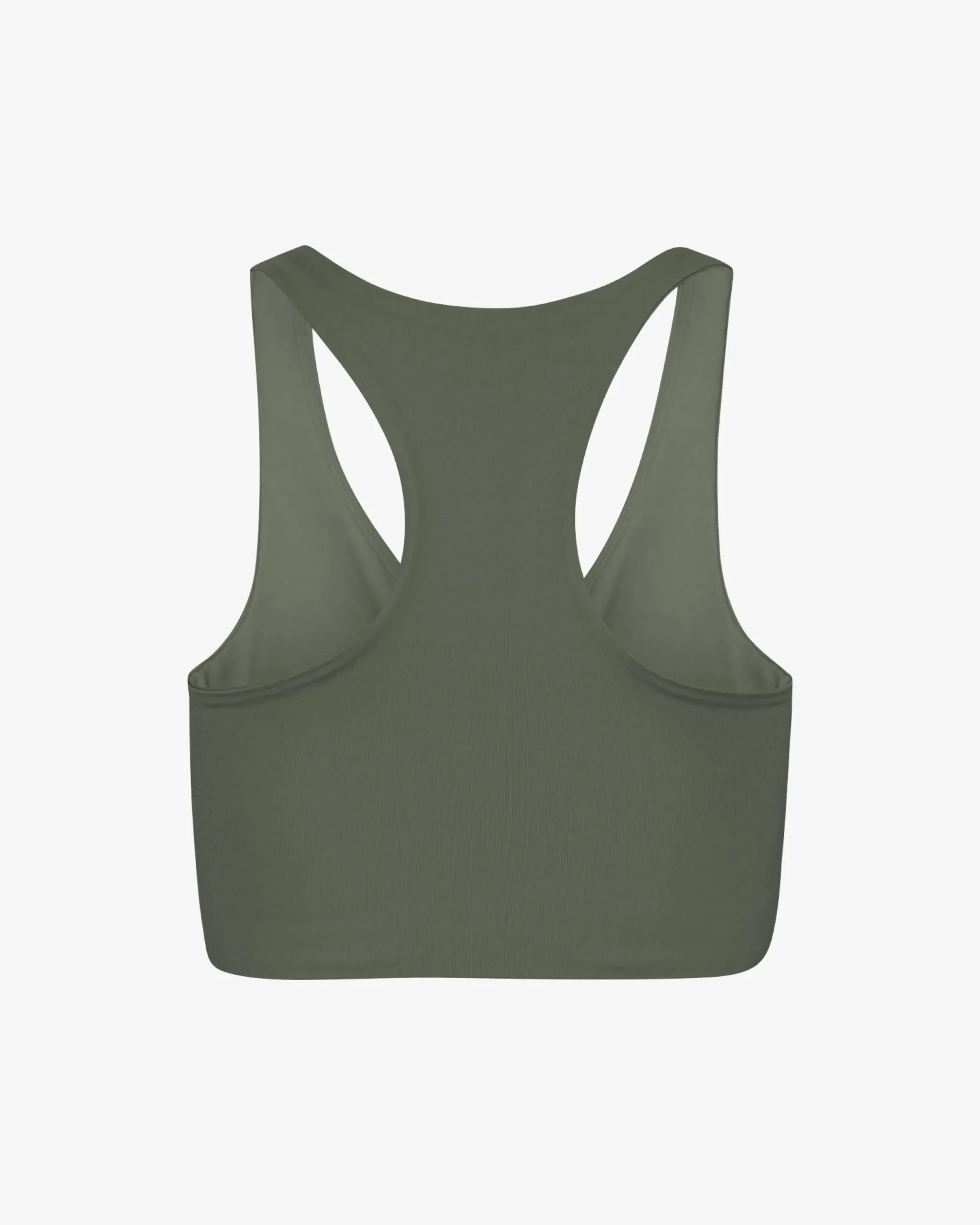 Active Cropped Bra - Dusty Olive