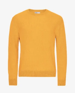 Classic Merino Wool Crew - Burned Yellow