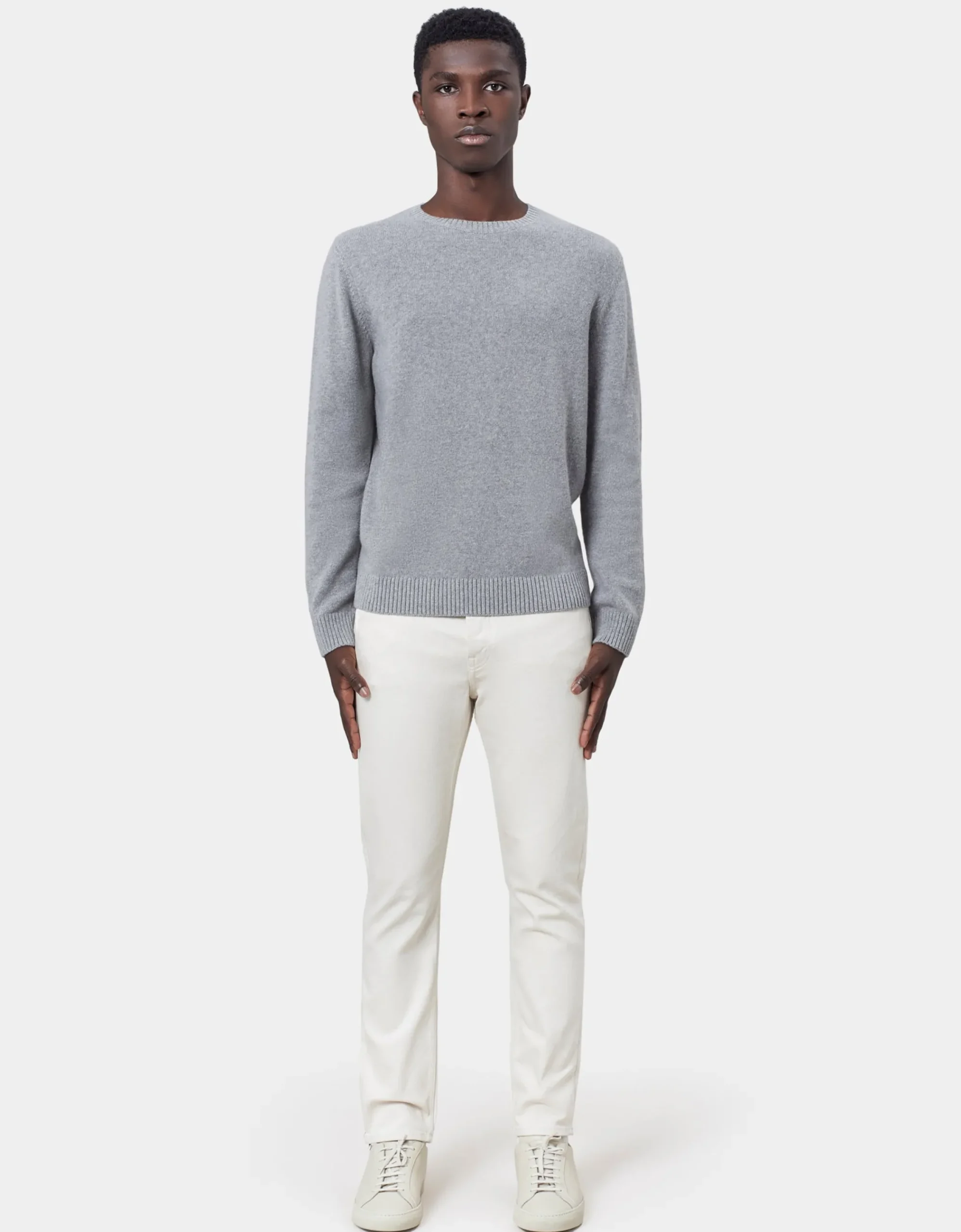 Classic Merino Wool Crew - Burned Yellow
