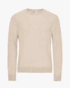 Classic Merino Wool Crew - Ivory White