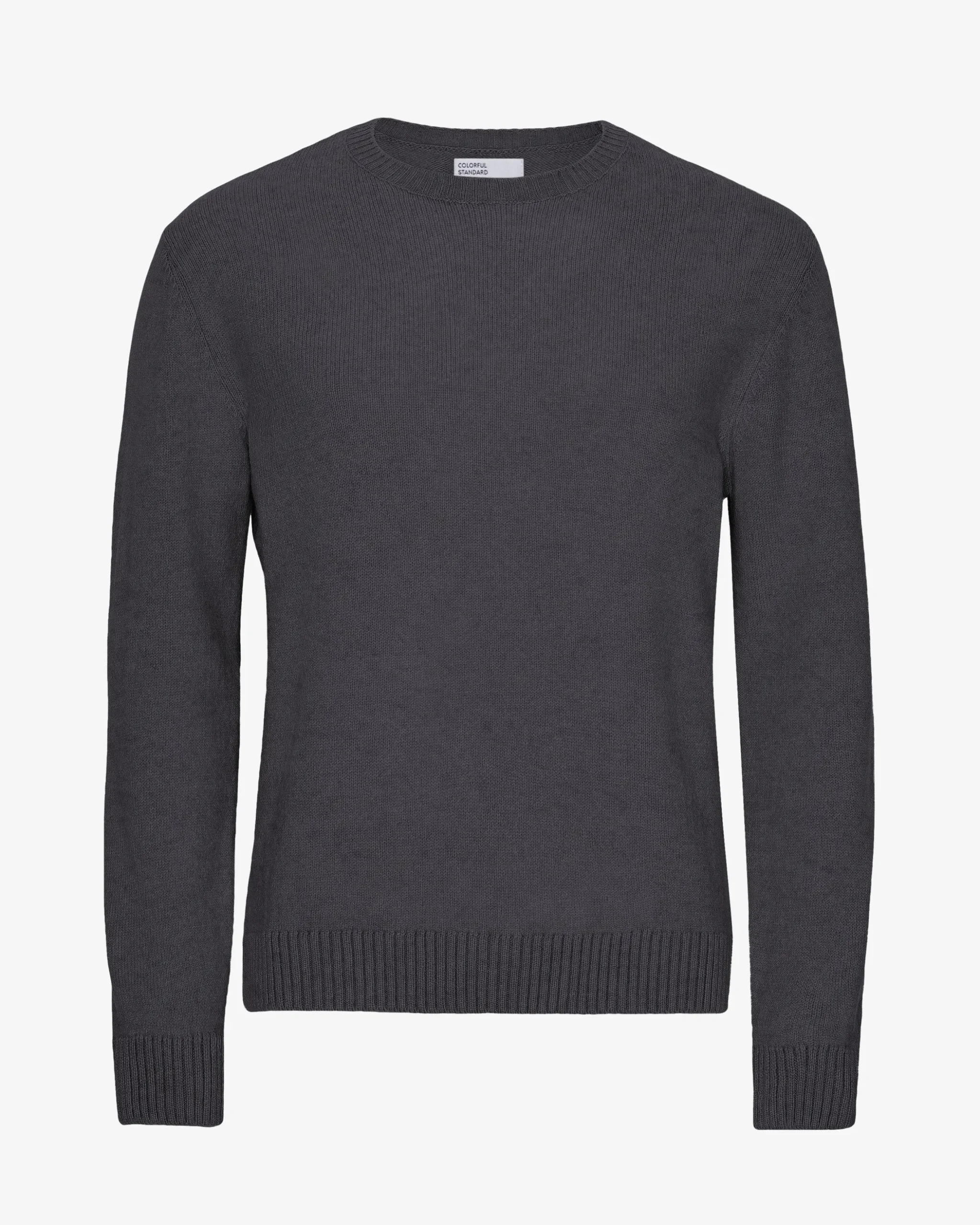 Classic Merino Wool Crew - Lava Grey