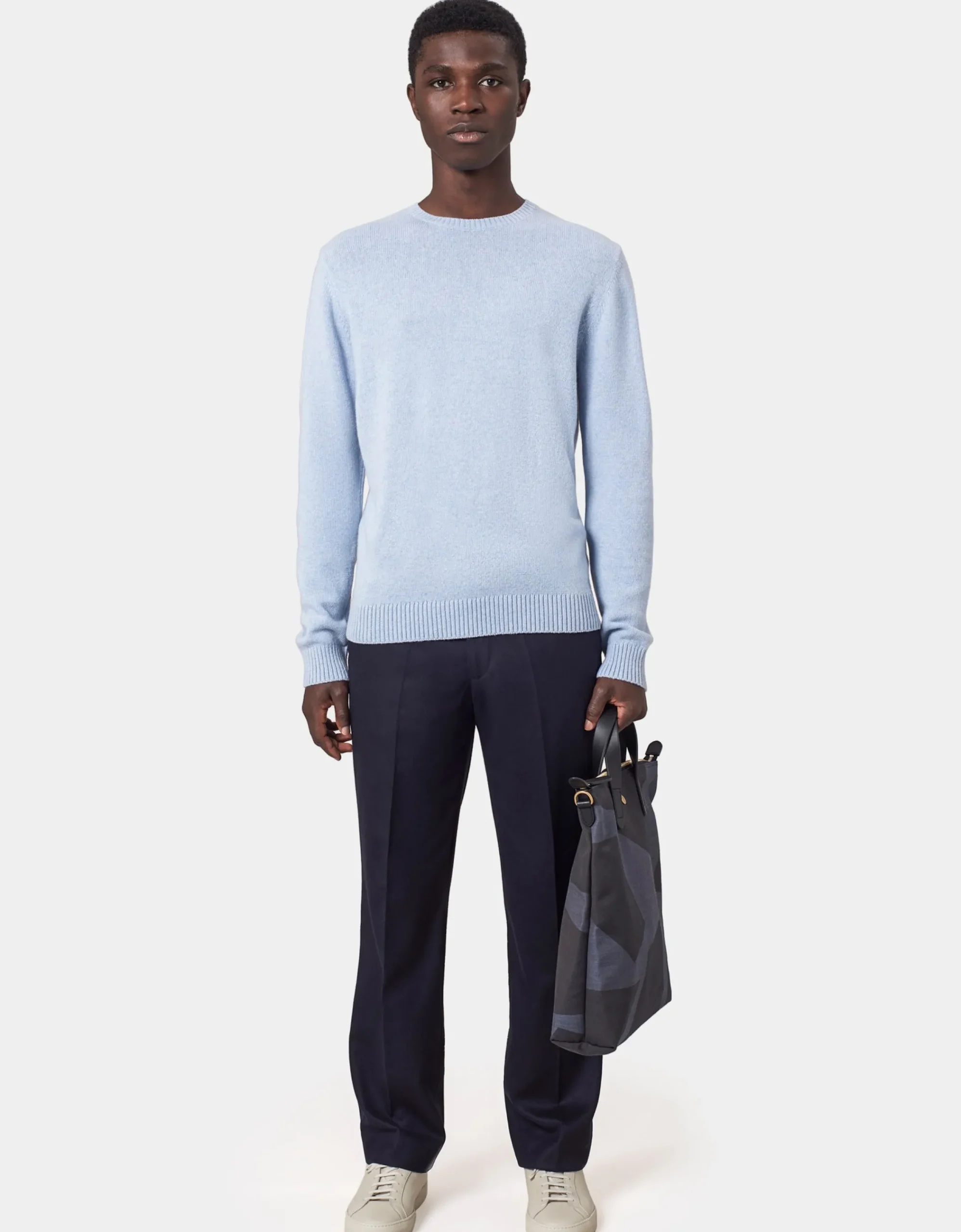 Classic Merino Wool Crew - Warm Taupe