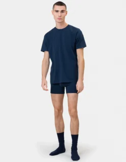 Classic Organic Boxer Briefs - Navy Blue