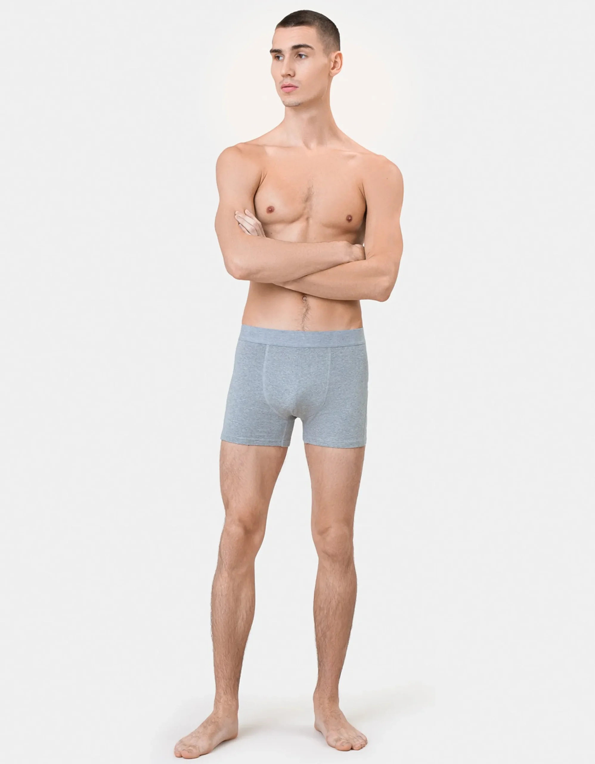 Classic Organic Boxer Briefs - Marine Blue