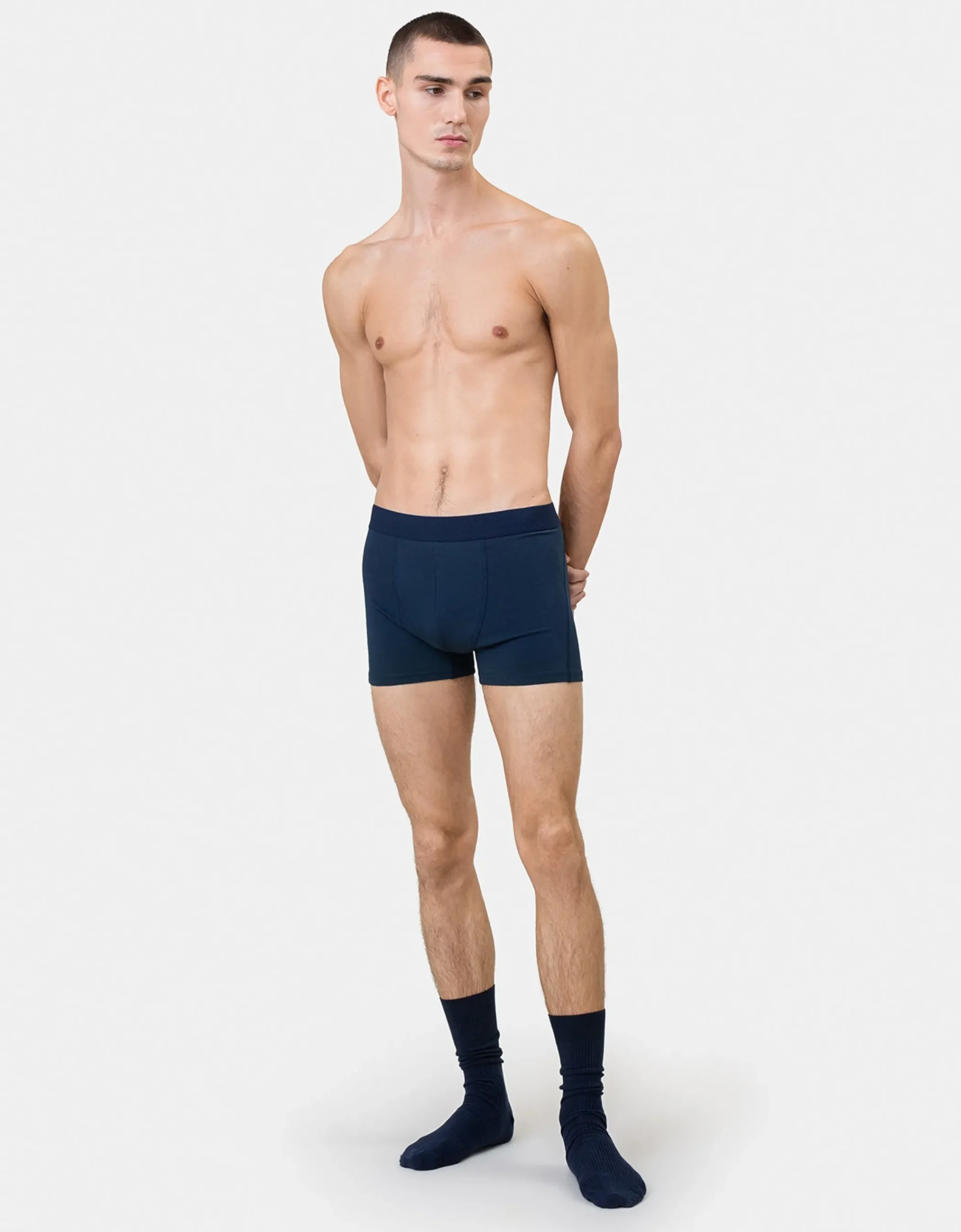 Classic Organic Boxer Briefs - Snow Melange