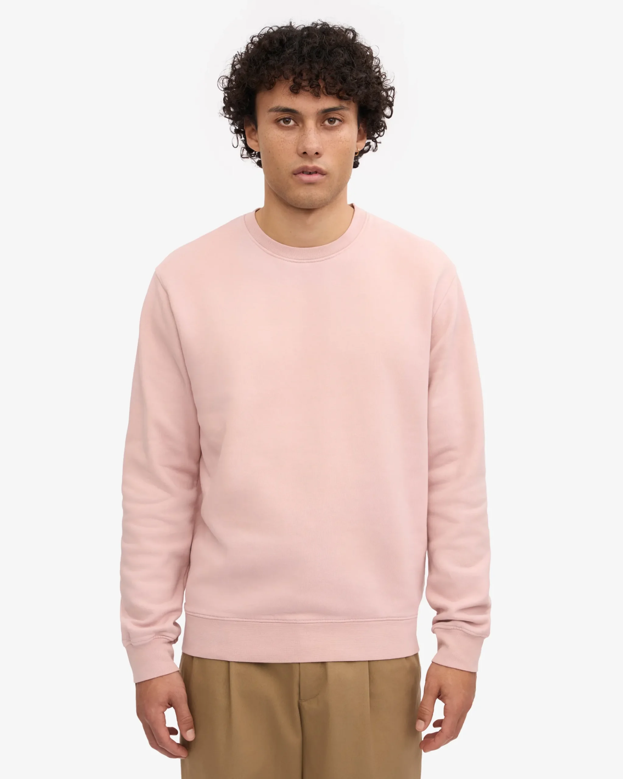 Classic Organic Crew - Faded Pink