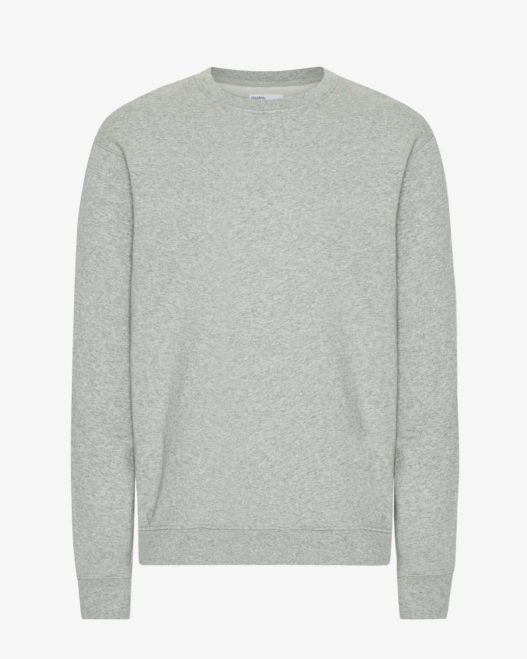 Classic Organic Crew - Heather Grey