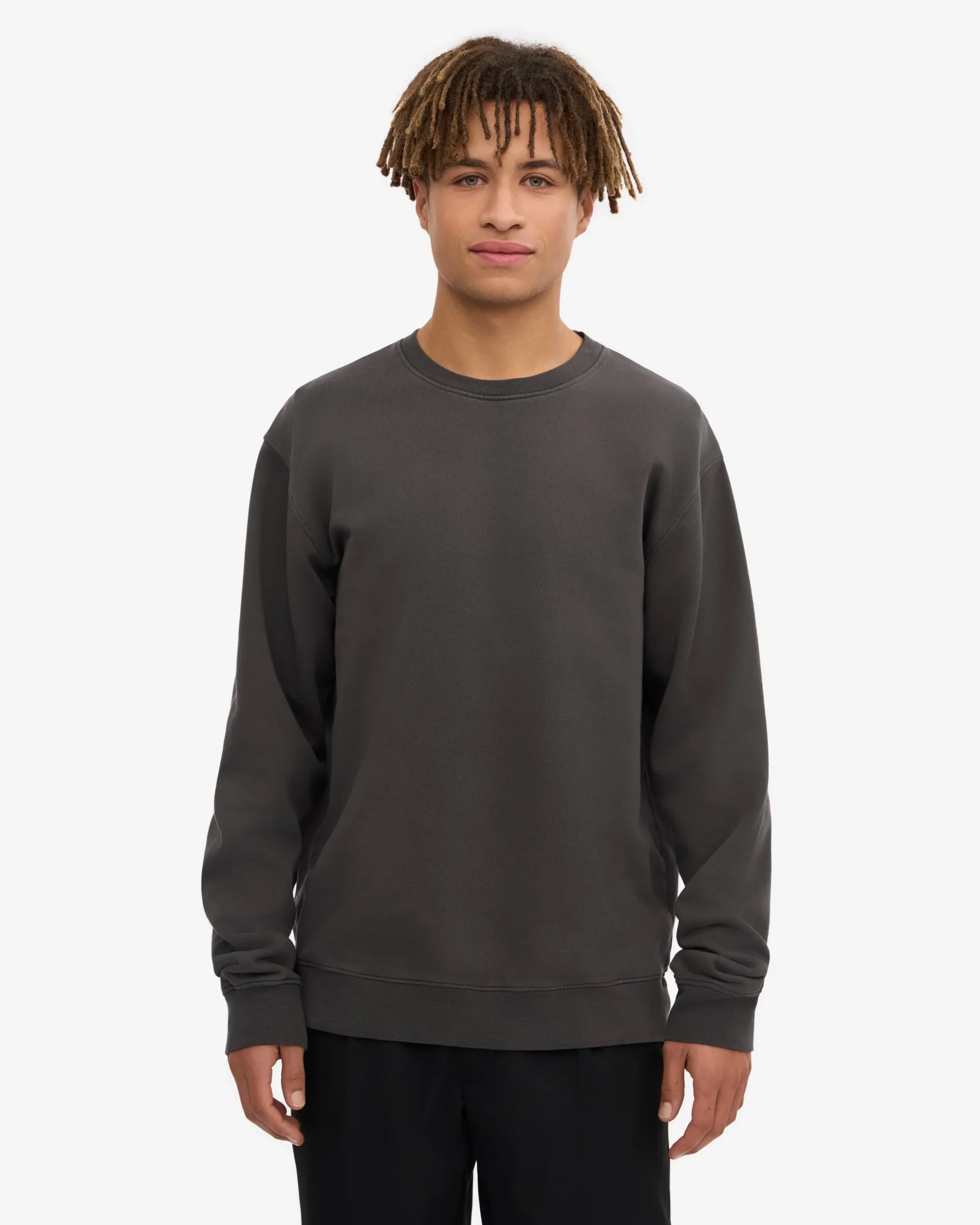Classic Organic Crew - Lava Grey