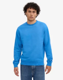 Classic Organic Crew - Pacific Blue