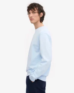 Classic Organic Crew - Polar Blue