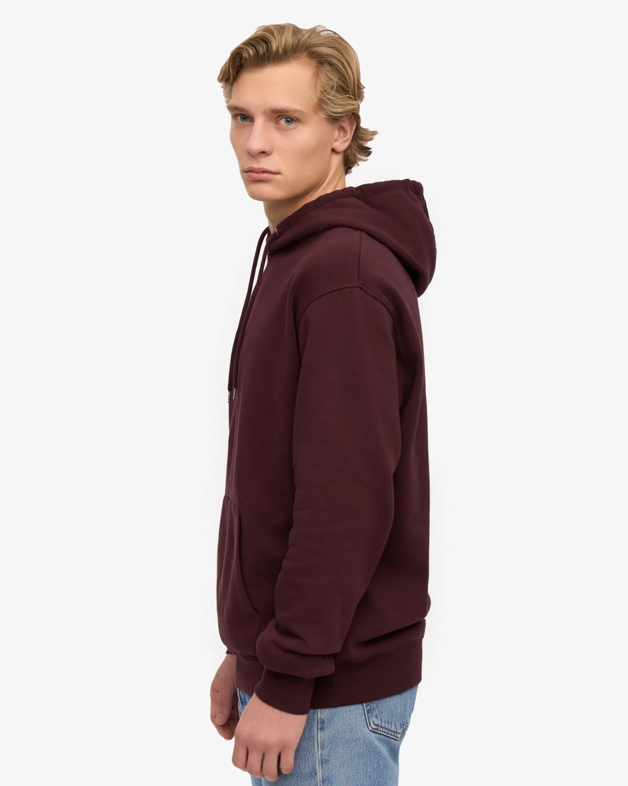 Classic Organic Hood - Oxblood Red