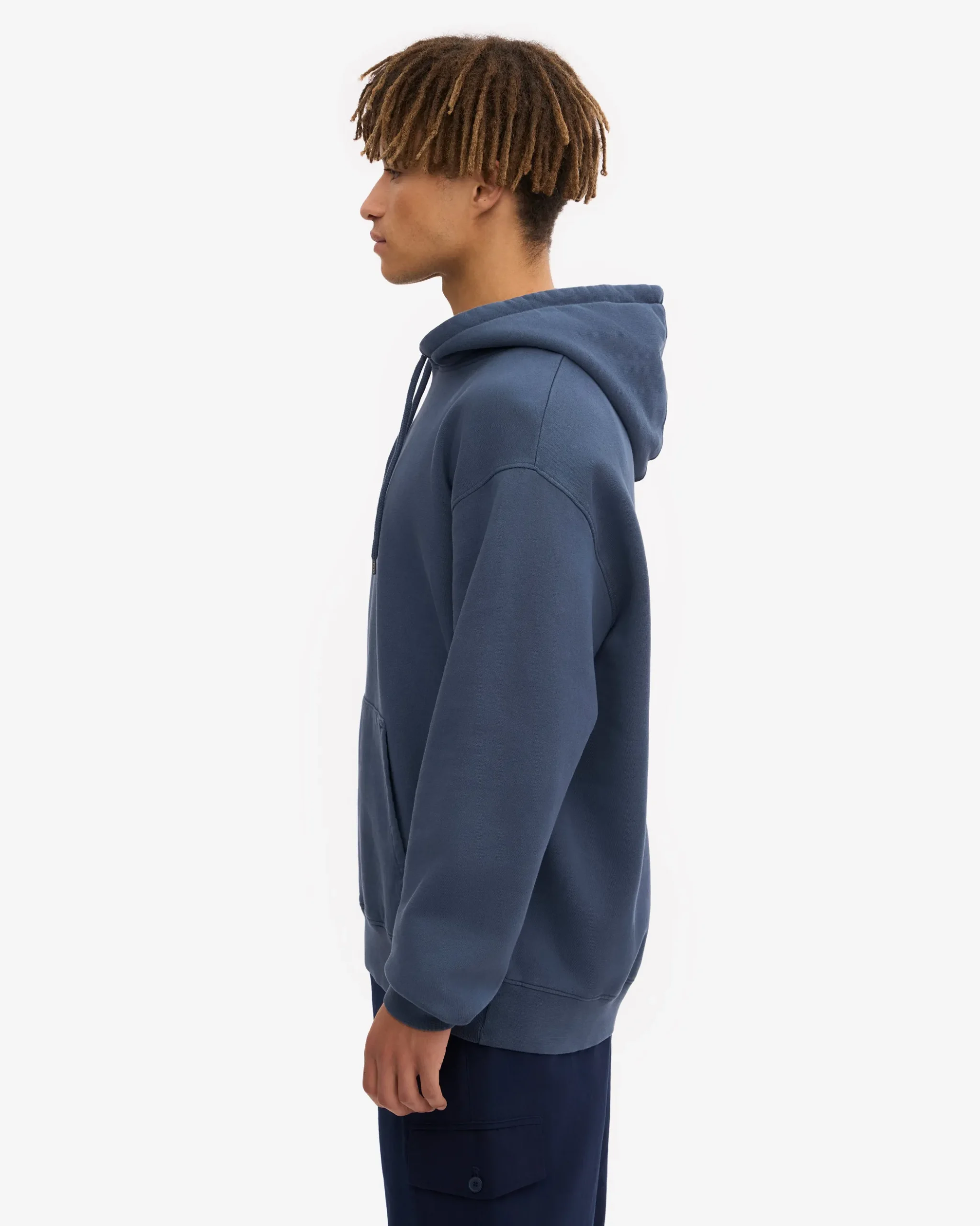 Classic Organic Hood - Petrol Blue