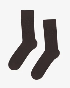 Classic Organic Sock - Coffee Brown