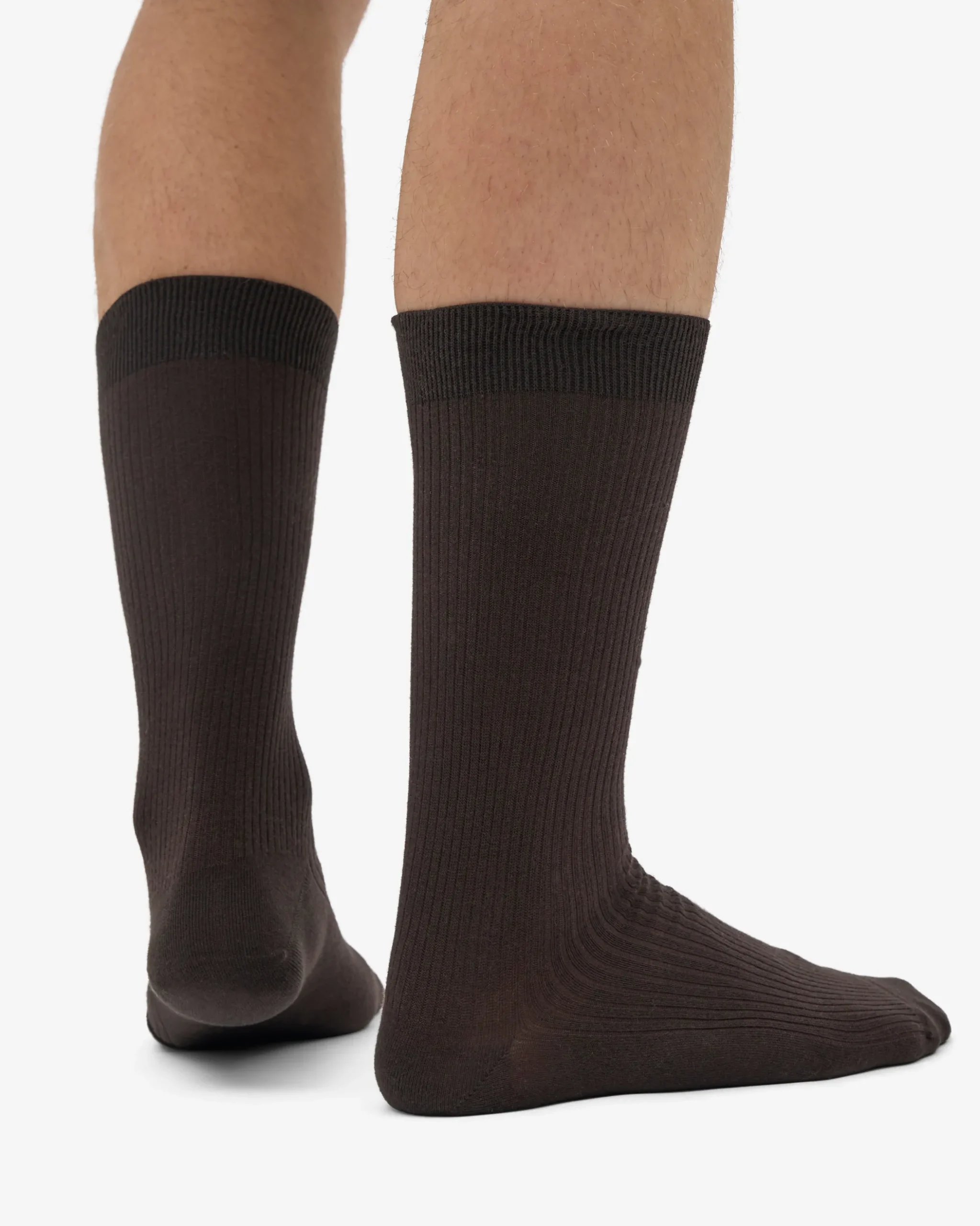 Classic Organic Sock - Coffee Brown