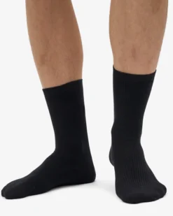 Classic Organic Sock - Deep Black (3-Pack)