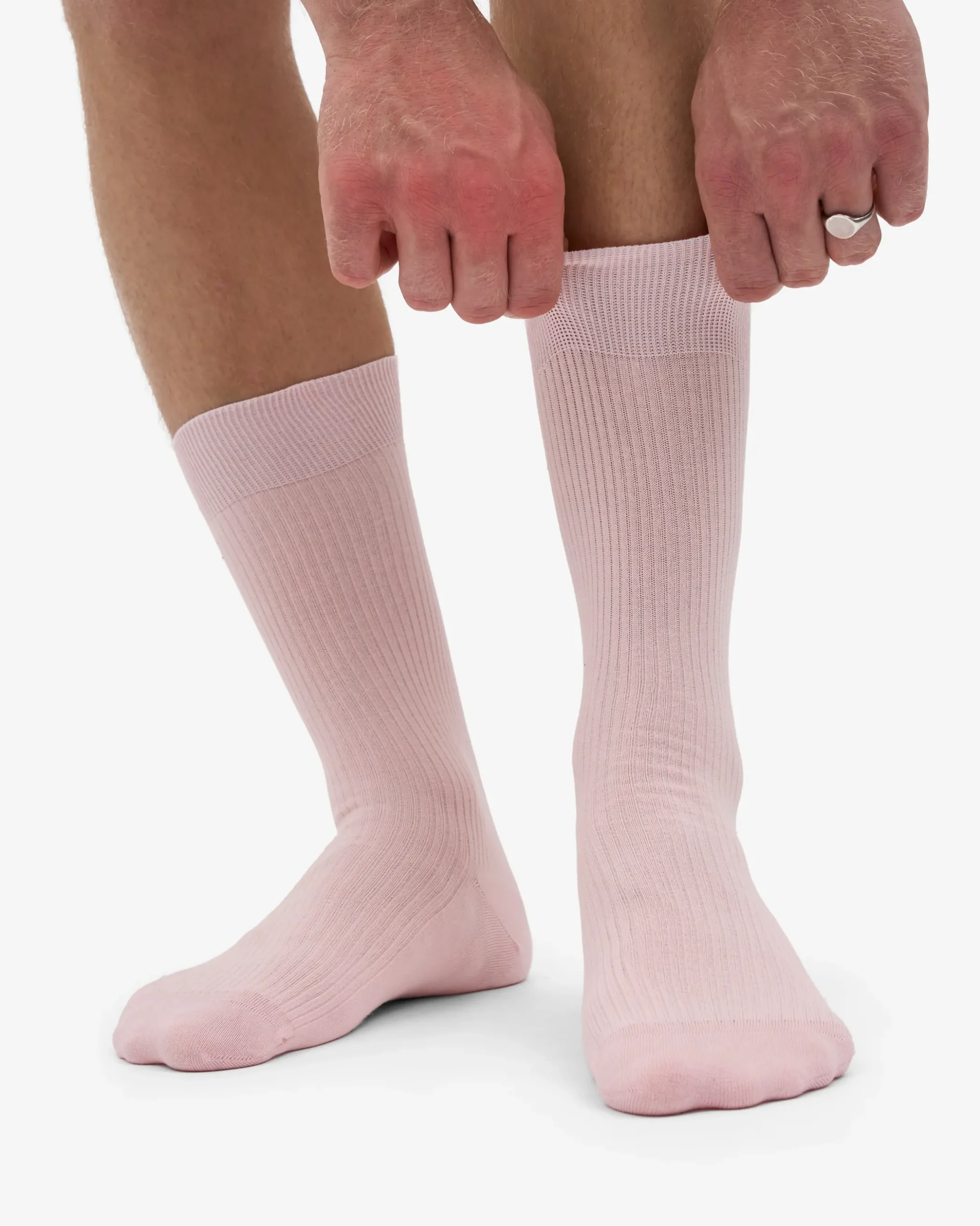 Classic Organic Sock - Faded Pink (3-Pack)