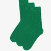 Classic Organic Sock - Kelly Green (3-Pack)