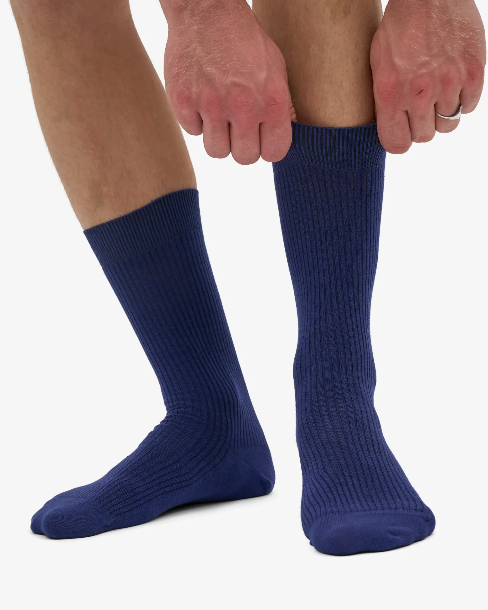 Classic Organic Sock - Marine Blue