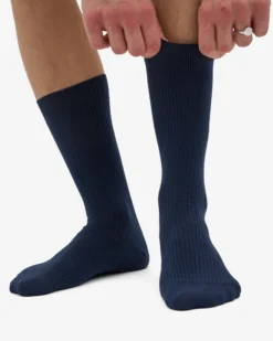 Classic Organic Sock - Navy Blue (3-Pack)