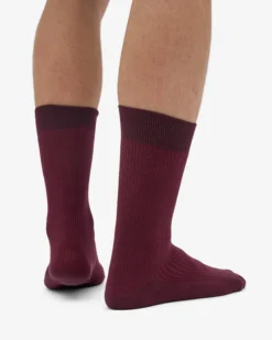 Classic Organic Sock - Oxblood Red