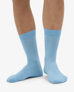 Classic Organic Sock - Seaside Blue (3-Pack)