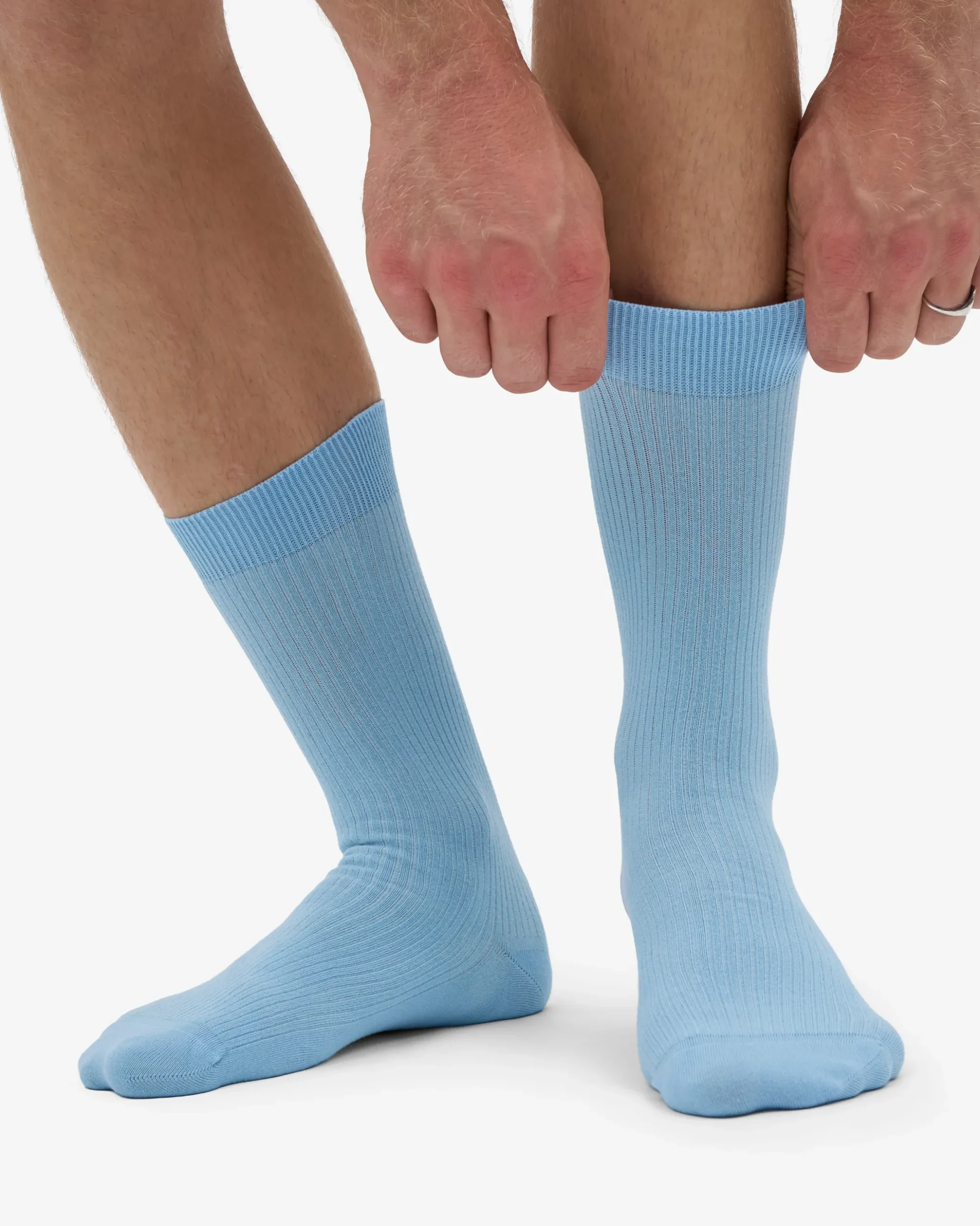 Classic Organic Sock - Seaside Blue (3-Pack)
