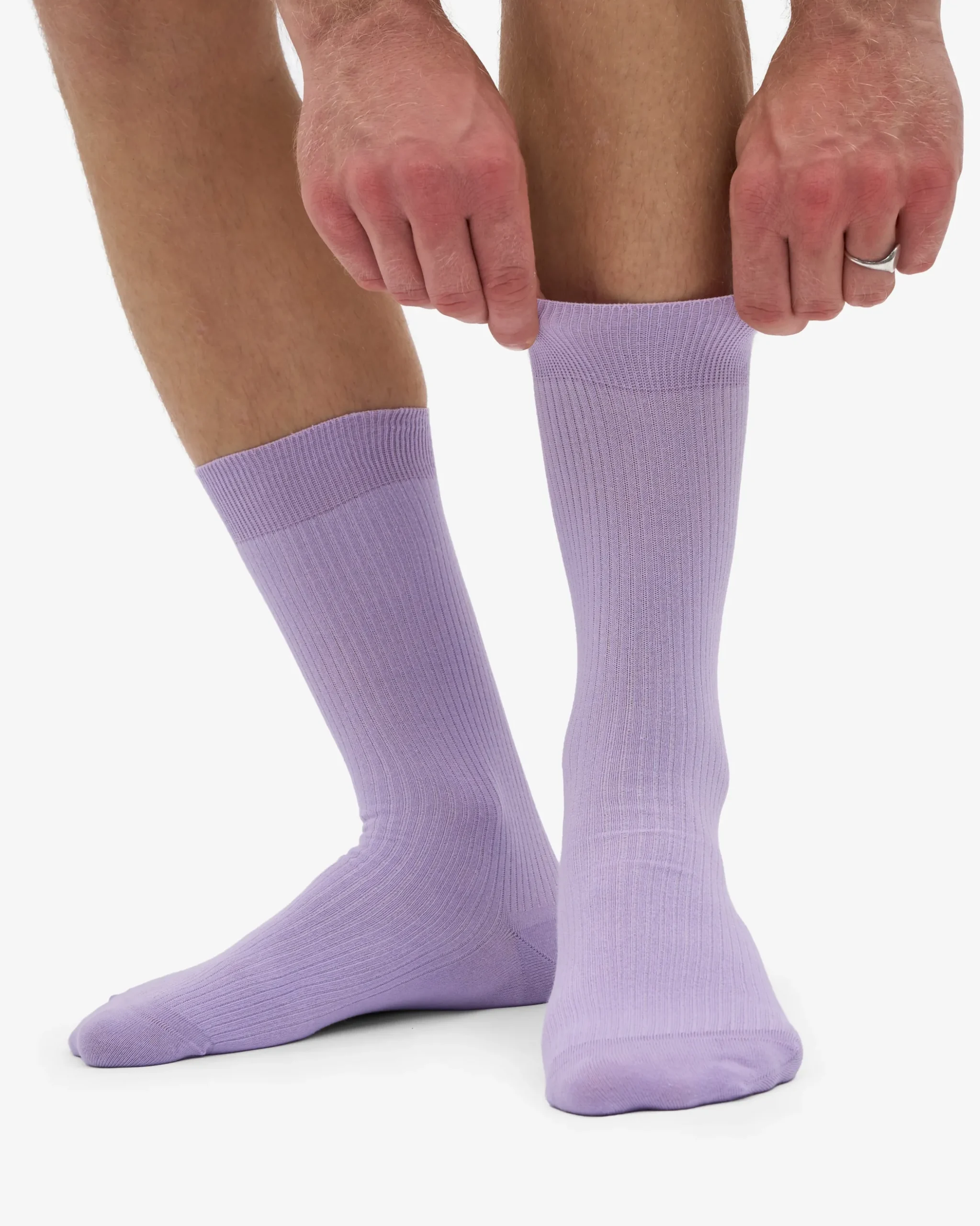 Classic Organic Sock - Soft Lavender