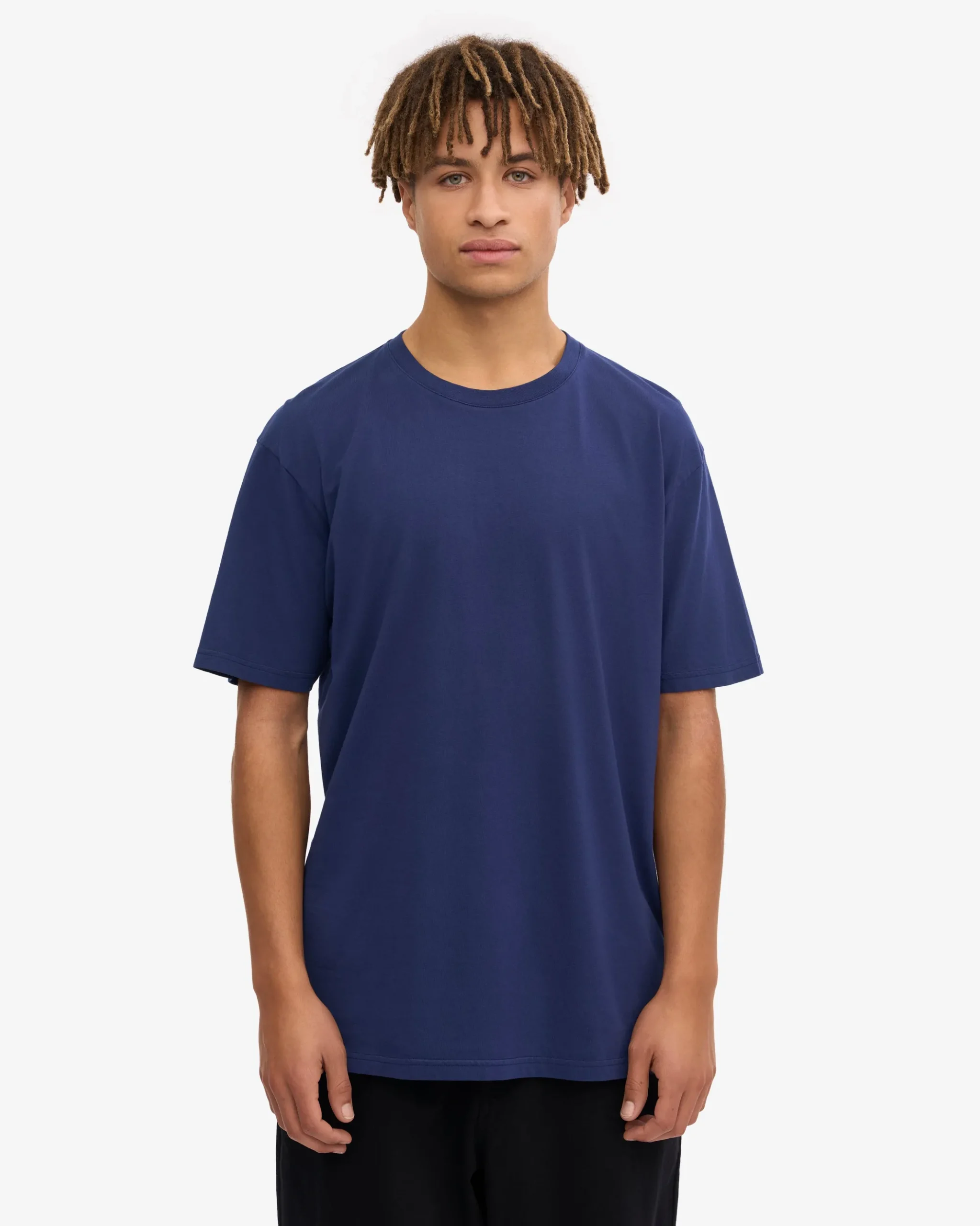 Classic Organic Tee - Marine Blue (3-Pack)