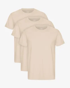 Classic Organic Tee - Oyster Grey (3-Pack)