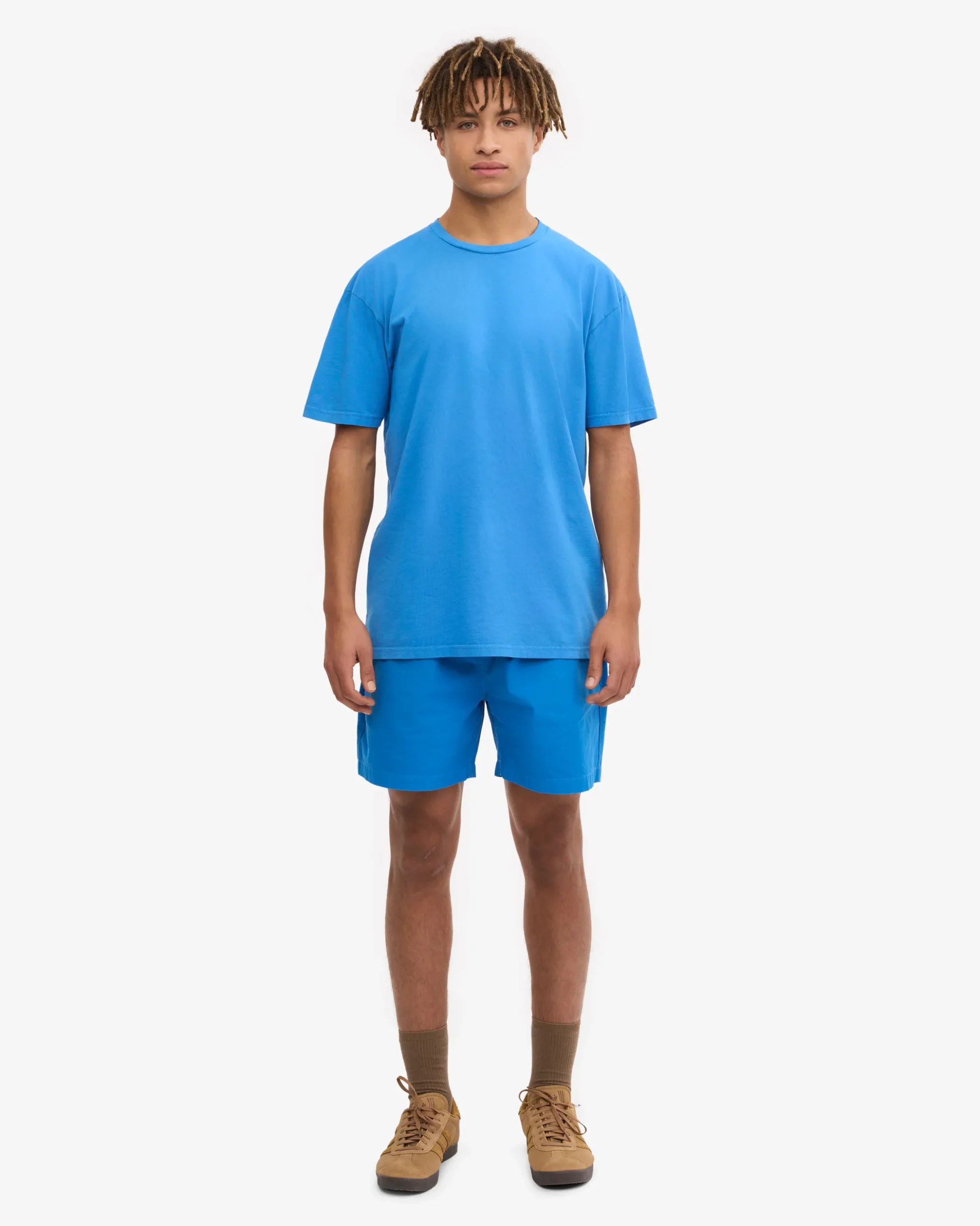 Classic Organic Tee - Pacific Blue (3-Pack)