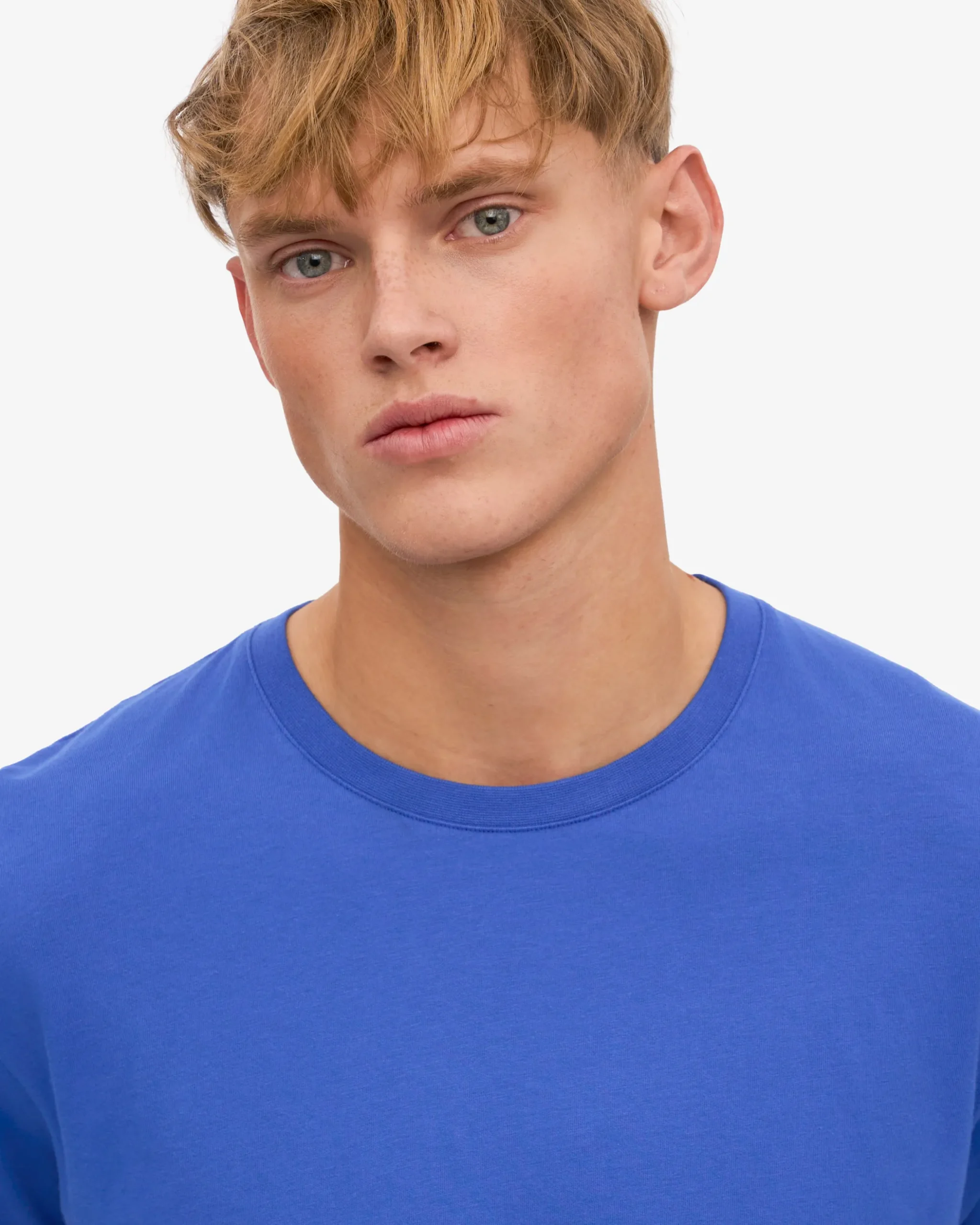 Classic Organic Tee - Sapphire Blue