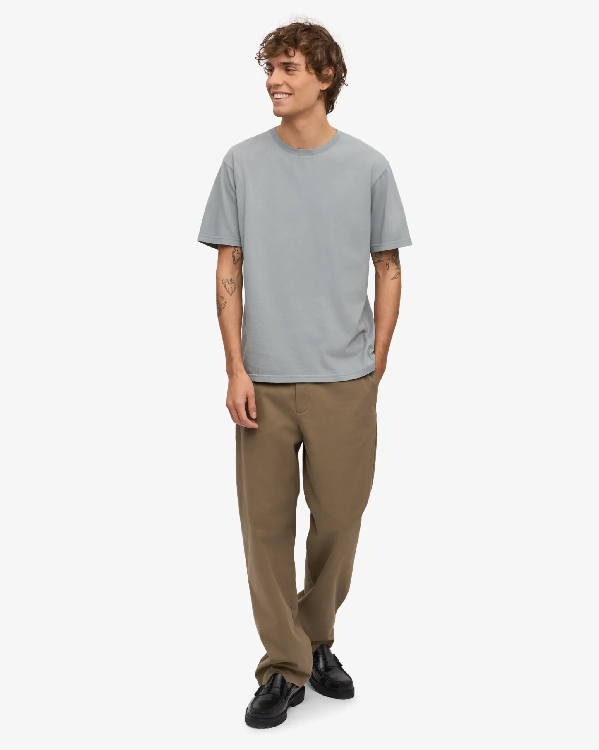 Classic Organic Tee - Steel Blue (3-Pack)