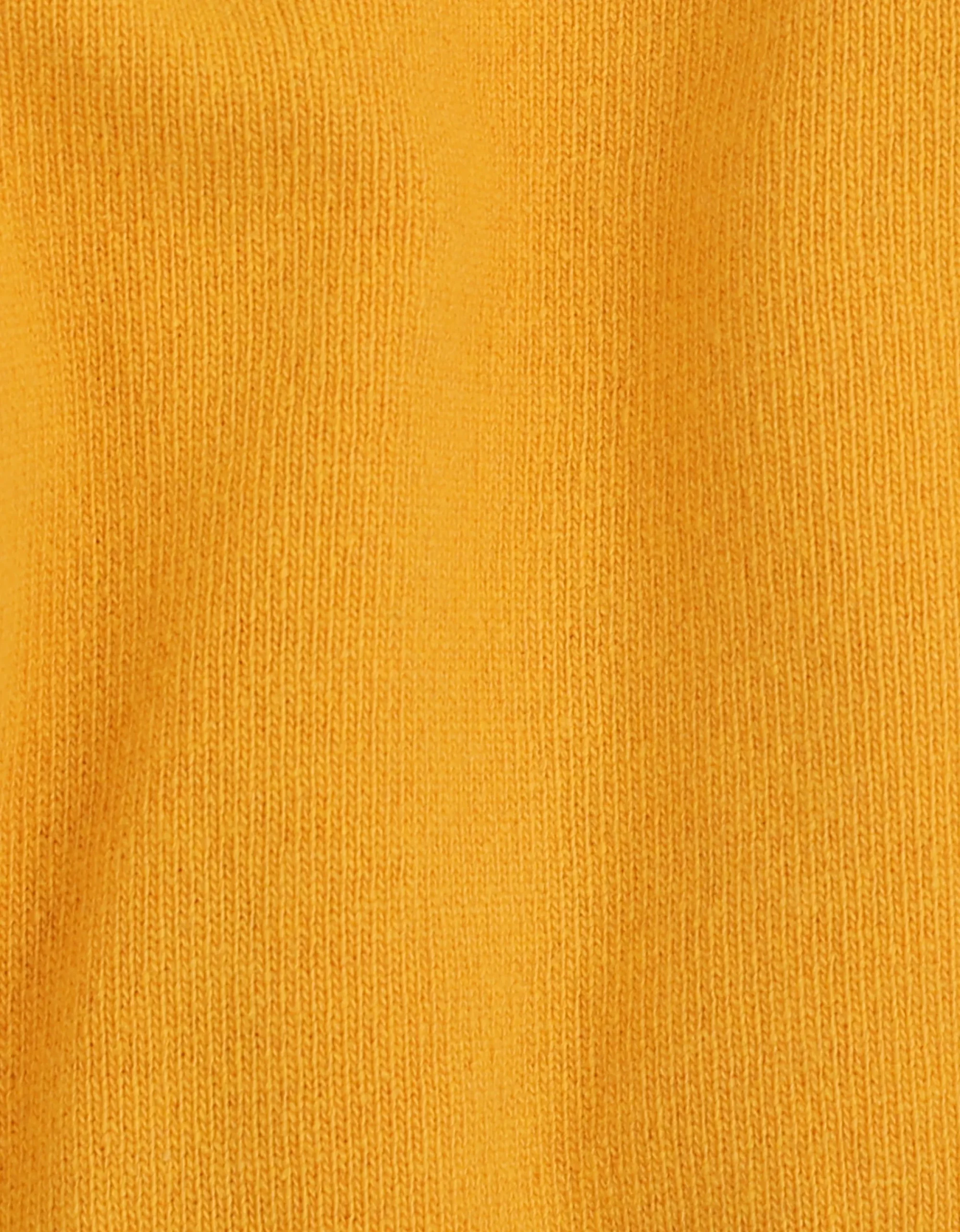 Light Merino Wool Crew - Burned Yellow