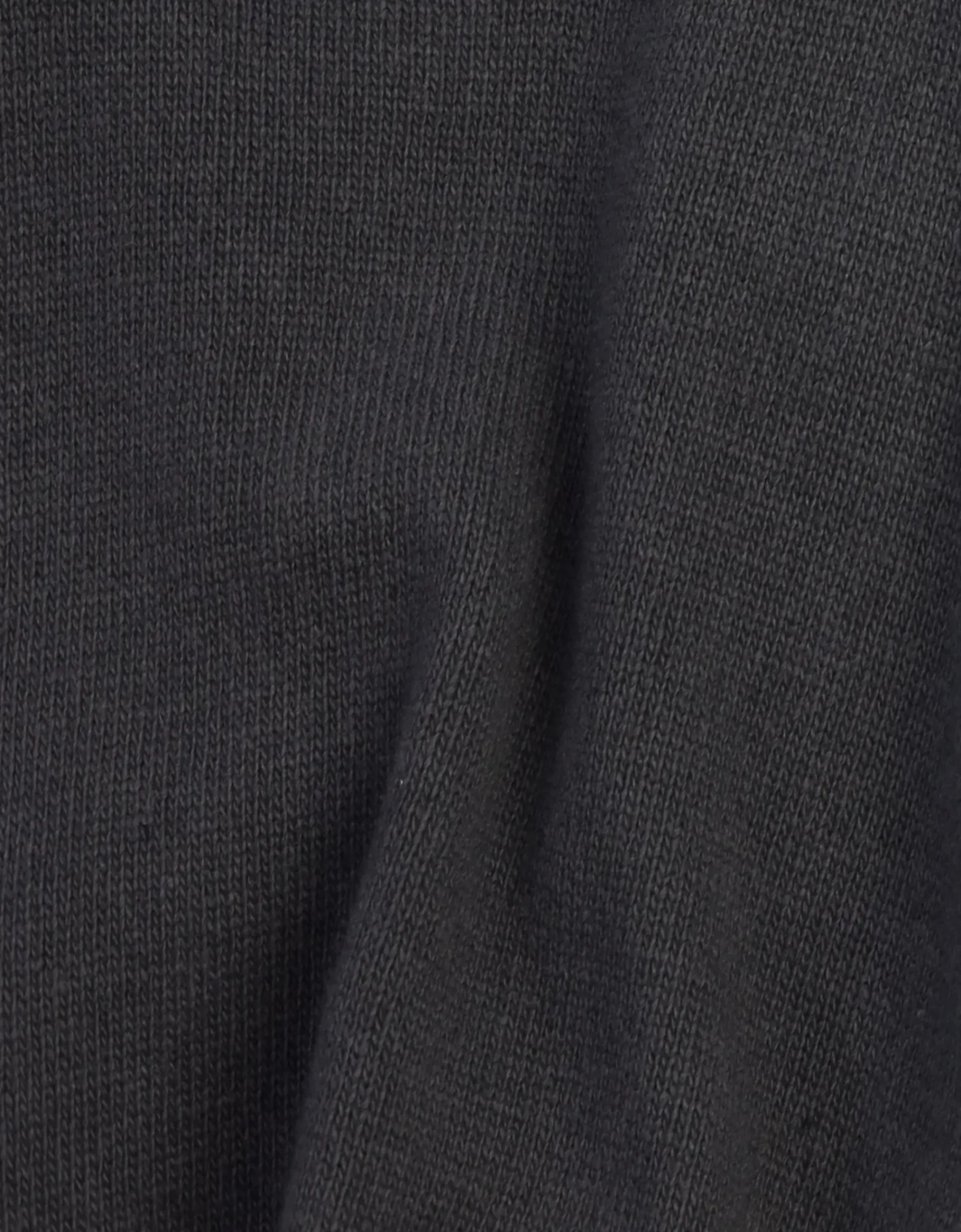 Light Merino Wool Crew - Lava Grey