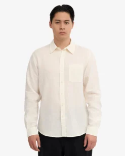 Linen Shirt - Ivory White