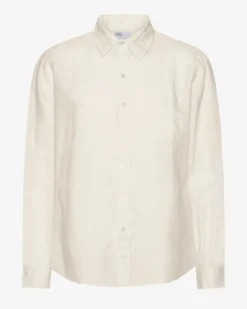 Linen Shirt - Ivory White