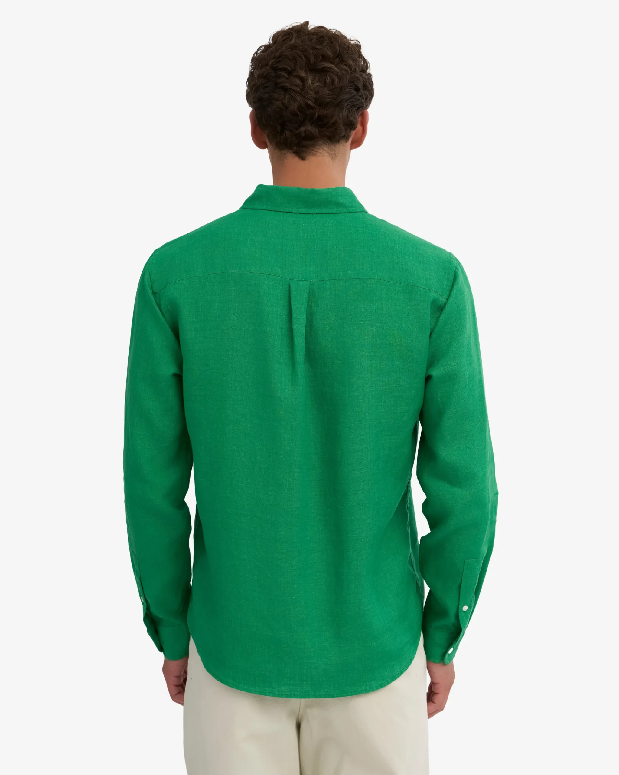 Linen Shirt - Kelly Green