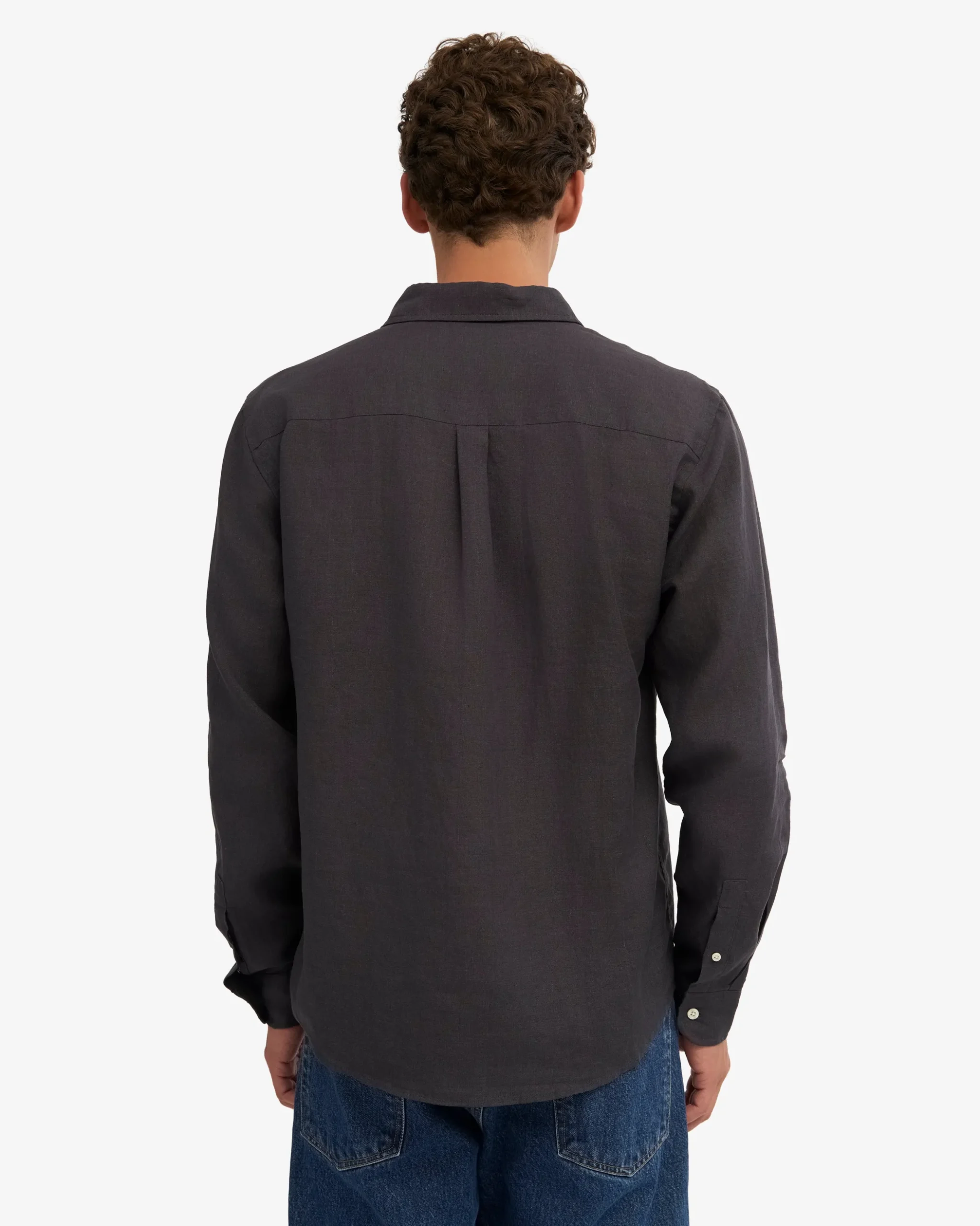 Linen Shirt - Lava Grey