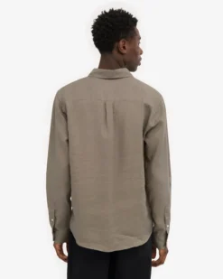 Linen Shirt - Navy Blue