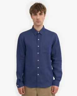 Linen Shirt - Petrol Blue