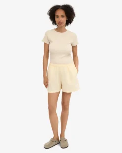 Linen Shorts - Bubblegum Pink