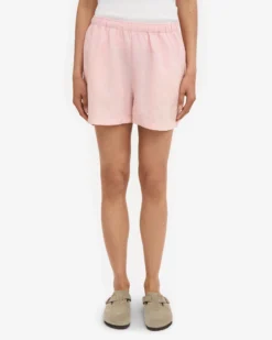 Linen Shorts - Faded Pink