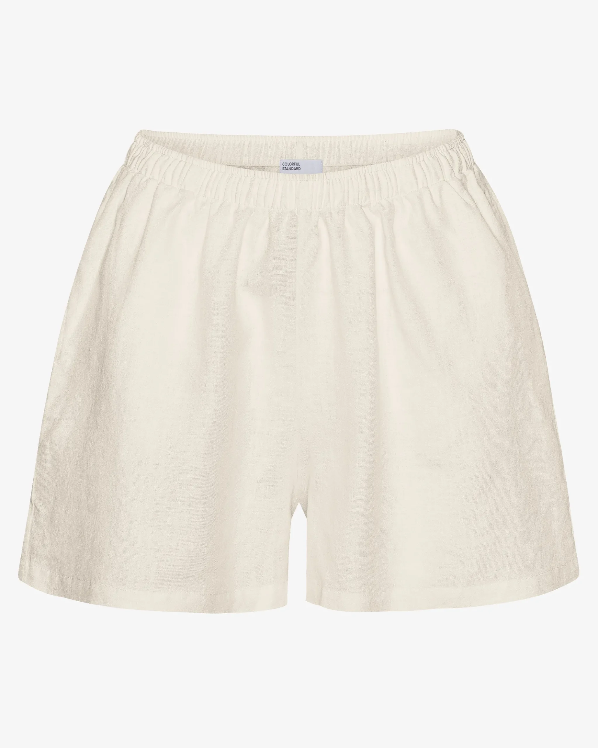 Linen Shorts - Ivory White