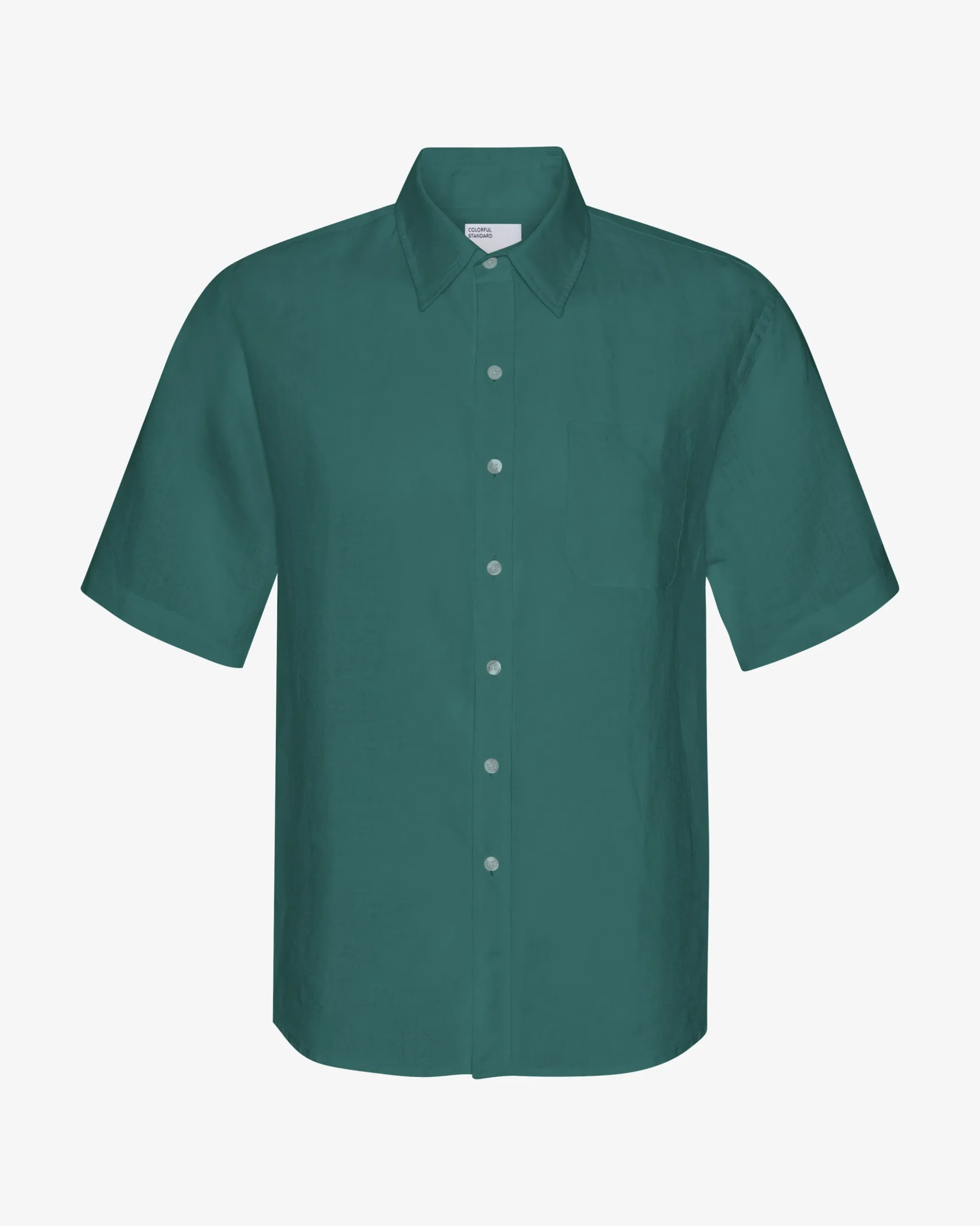 Linen SS Shirt - Ocean Green