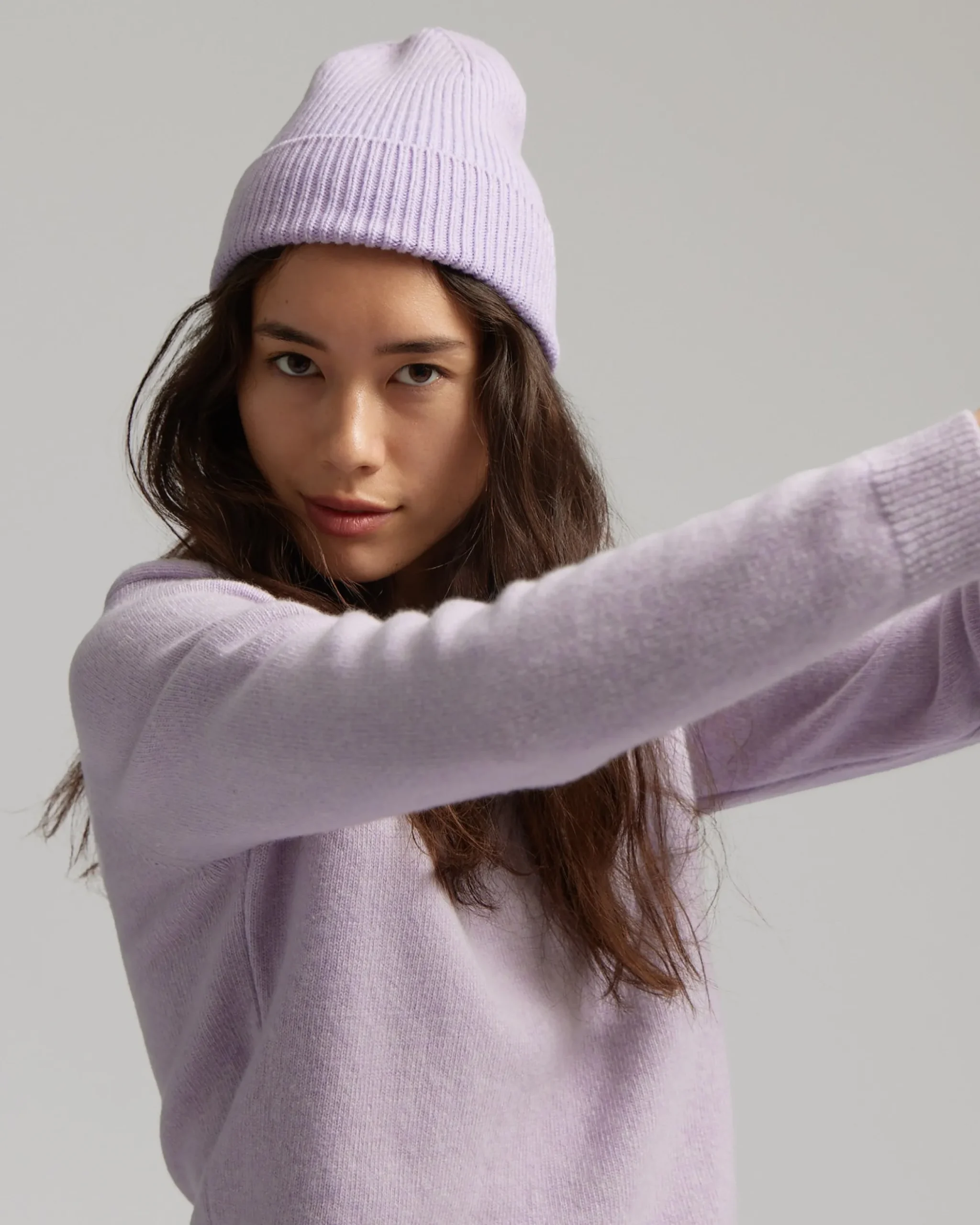 Merino Wool Beanie - Burned Orange