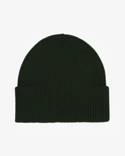 Merino Wool Beanie - Hunter Green