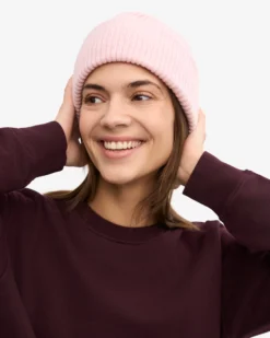 Merino Wool Beanie - Petrol Blue